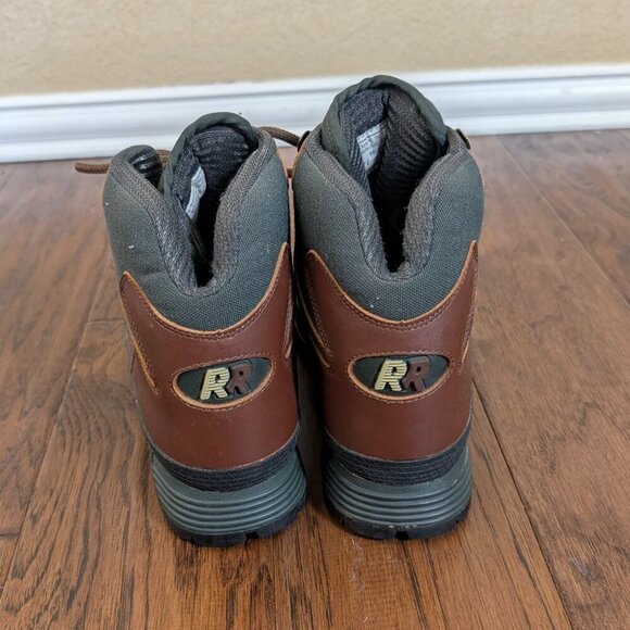 VTG Raichle Hiking Boots Steel Toe Swiss Tech Mountaineering Maroon Men\'s 7.5 main image 4